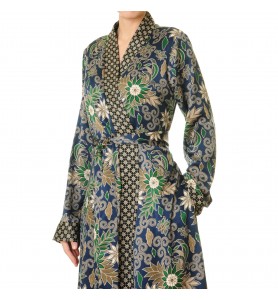 Midnight Garden Wrap Robe