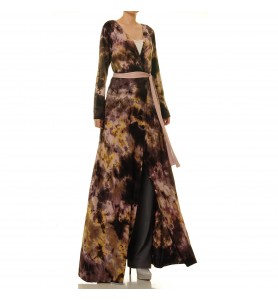 Muxia tie-dyed cardigan robe outerwear