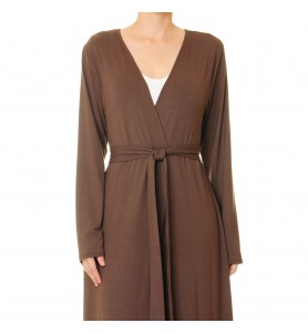 Mocha flowing lifestyle robe
